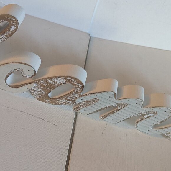 NWT Primitive 'Welcome' Wood Sign Rustic Farmhouse Decor Ashland Michaels Autumn - Picture 6 of 8